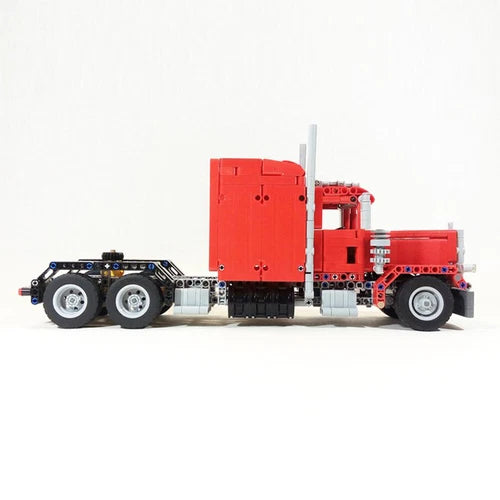 ZITIANYOUBUILD Conventional-cab Truck Highway Truck Model Building Toys 834