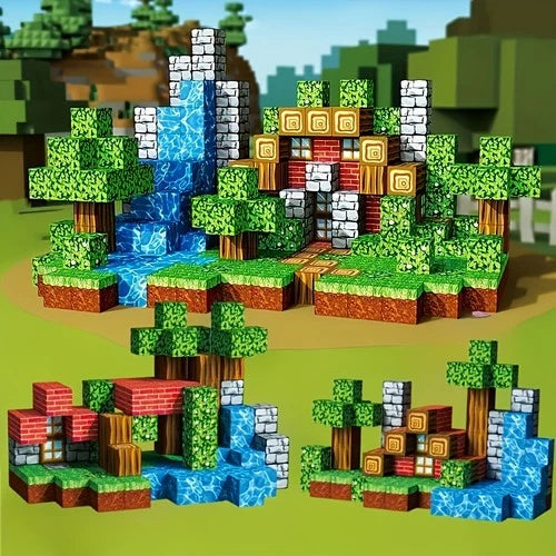 300pcs Magnetic Building Blocks Cubes STEM Toy Sensory Perception Gift Boys Girl