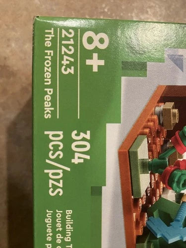 Lego 21243 - The Frozen Peaks - Minecraft - New Sealed AU