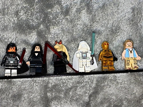 MEOW Star Wars Minifigure Lot of 4 Jar Jar Binks C-3PO Luke Skywalker