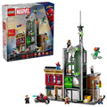 MEOW Marvel Spider-Man vs. Oscorp Building Toy - Pretend Play Set W/8 Toy Minifi
