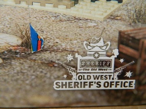 FUNWHOLE OLD WEST SHERIFF'S OFFICE BUILDING SET WITH LIGHTING - NEW / SEALED