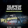 1336PCS AWM Sniper Rifle Model Building Blocks Military Set