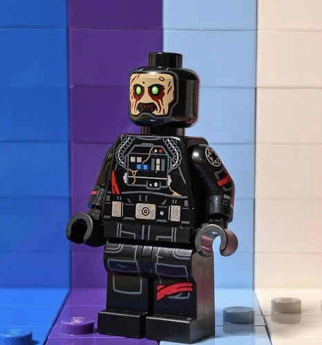 LEGO Star Wars GCC Grandpaclonecustoms Night Pilot Captain Tie Pilot Minifigure
