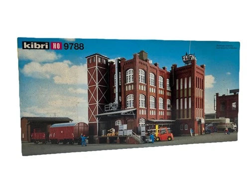 Vintage Kibri 9788 Factory Building Kit Pre-1990-Model Kit Railroad