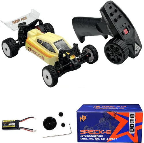 HobbyPlus Speck B 1:24 Scale 2WD RTR Micro RC Racing Buggy / Basher On/Off-Road