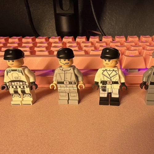 LEGO Star Wars Imperial lot of 6 ISB agents, officers and shuttle pilot