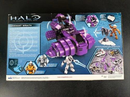Halo Mega Bloks Covenant Wraith (96832) New in Box