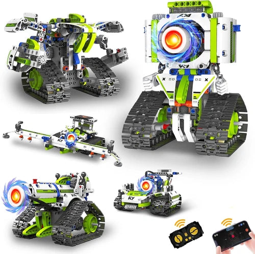 STEM Robot Building Kit Toys,2026 New 5 In1 STEM Toys Robotics Set for Kids