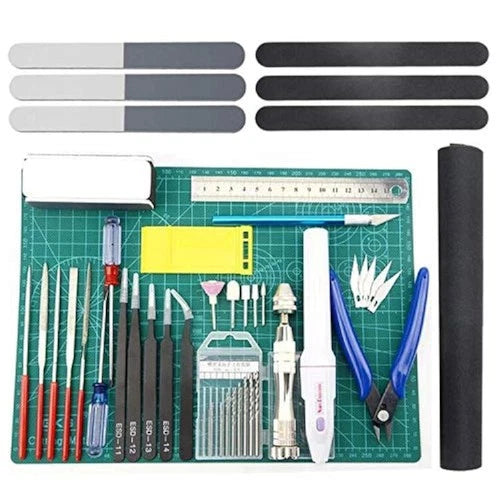 33 PCS Model Tools Kit - Craft Set for Gundam & Car Model Building, Repair Tools
