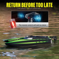 2.4Ghz Mini Remote Control Boat For Water Pool Lake Water Toy 2 Batteries Green\`