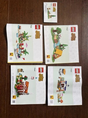 LEGO Animal Crossing Lot - 5 sets, 4 boxes