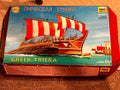 VintageZVEZDA #8514 1/72 Scale Greek Triera Plastic Model Ship Building Kit
