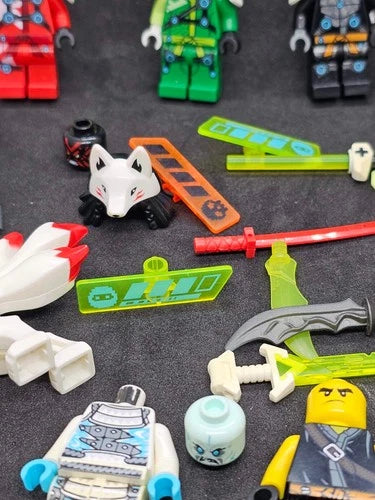 LEGO Ninjago Prime Empire Minifig Accessory Weapons - Large Lot Read Description