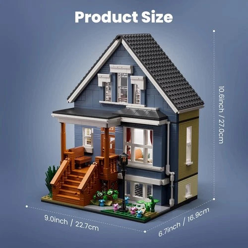 MOC Shameless Gallagher House Building Blocks TV Series Frank Fion 1058 pcs