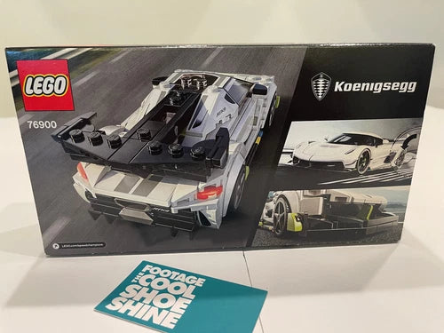 LEGO SPEED CHAMPIONS KOENIGSEGG JESKO WHITE GREY 280 PIECES 76900 NISB