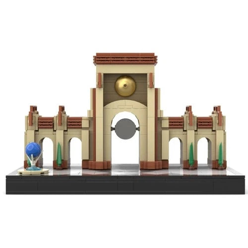 MOC-217466 NEW DIY Universal Studios Orlando Gate Building Block Assembly Constr