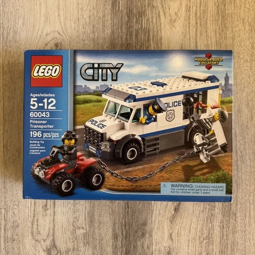 LEGO CITY Police Prisoner Transporter (60043) Brand New In Factory Sealed Box