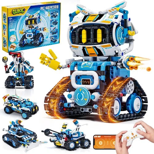 5in1 STEM Robotics Kit APP Remote Control Robot Building