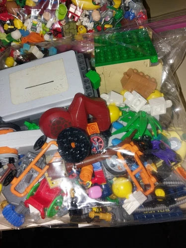 Lego 3+ pounds figures & other special pieces USED NXT