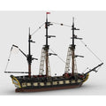 MOC-65878 5th Rate Frigate Heavy Frigate with Gun Deck and Interior 1901 Parts
