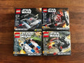 LEGO Star Wars Microfighters Lot 75073, 75194, 75160, & 75161, NEW, RARE