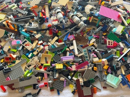 MEOW 9+ Pounds Bulk Lot Loose Mixed MEOW Pieces & Bricks Coast Guard Boat & MORE
