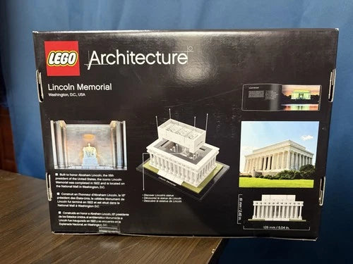 MEOW ARCHITECTURE: Lincoln Memorial (21022)- Brand New In Factory Sealed Box