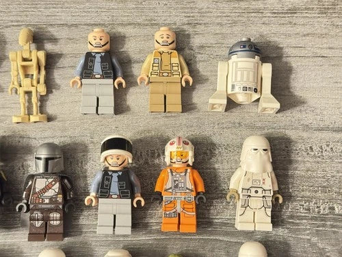 LEGO Star Wars Minifigure Lot (15) Boba Fett The Mandalorian, Snowtroopers Yoda