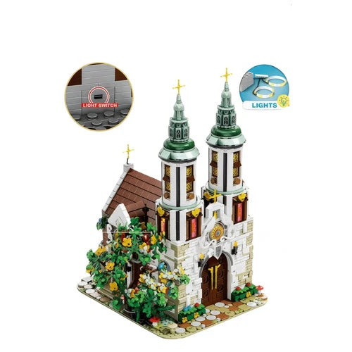 St. Andrew's Church Building Block Set General Jim's Toys & Bricks GJ-SAC