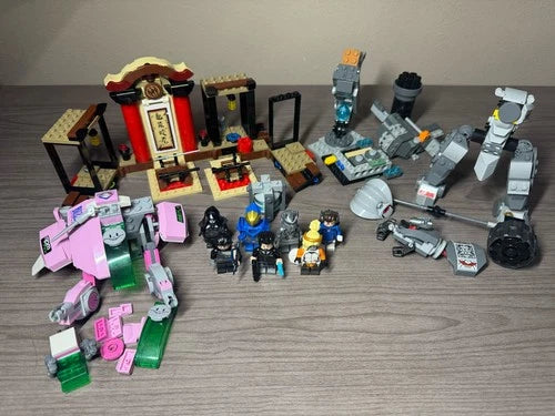 LEGO Overwatch Lot Used Incomplete D.Va Reinhardt Pharah Hanzo Reaper Mercy