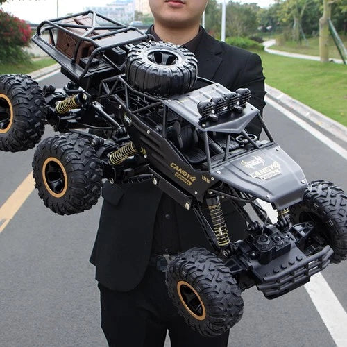 Large Size RC Cars, Rock Crawler RC Truck with 2 Rechargeable Batteries, 6 Wh...