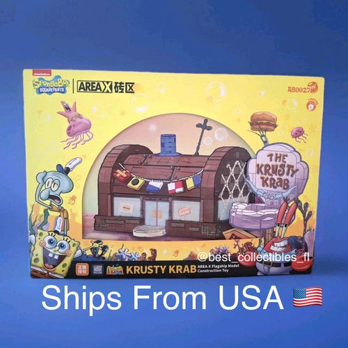 Area-X SpongeBob Krusty Krab Building Blocks Sealed - Ships from USA