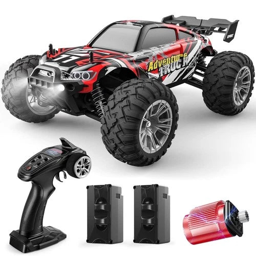 4WD RC Car 1:16, 30KPH High Speed Off-Road, 2 Batteries, Kids/Adults