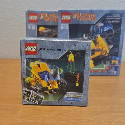 ALL NEW LEGO Alpha Team Mission Deep Sea Lot 4790 4791 4792
