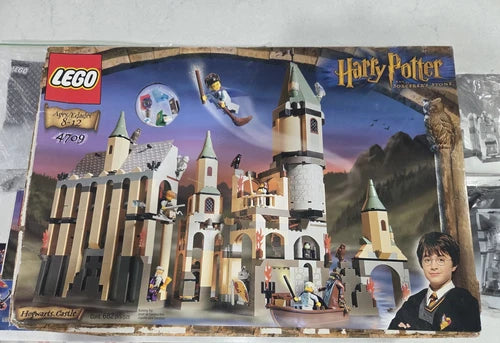 Harry Potter Sorcerer’s Stone Lego Set #4709 Box, 5 unopened Bags & Directions