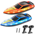 Remote Control Boat for Kids, RC Boats for Pool, Lake, River and Pond \| LED