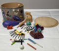 Vintage 1989 ZoLO 2 Playsculpture Set Higashi Glaser Design Wooden Art Toy Lot w