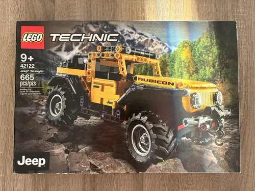 LEGO Technic Jeep Wrangler 4x4 Toy Car Model Building Kit (656 Pieces)