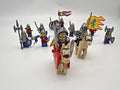 LEGO Lion Knights Battalion 12 Minifigures Retired Horses & Armor