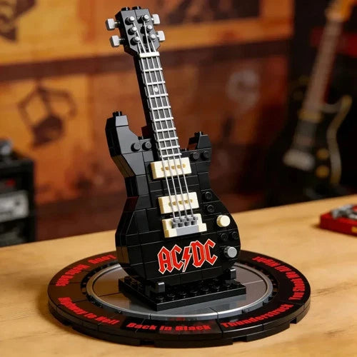 Building Block Guitar Model Rock Band Music Creative New Puzzle Construction Set