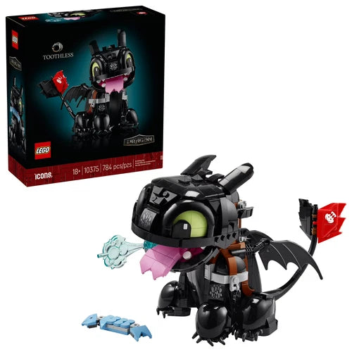 LEGO Icons How to Train Your Dragon Toothless Building Set 10375