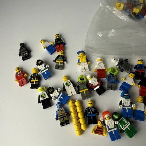 Lego Vintage Lot plus Mini figures From 1990s Rare Shark Octopus mini figs