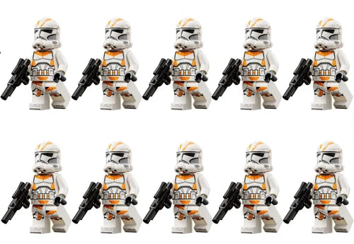 LEGO Star Wars 212th Clone Trooper Minifigure Phase 2 LOT of 10 - SEALED IN BAG!