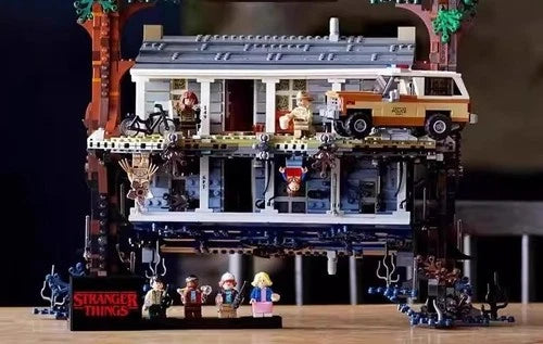 Stranger Things The Upside Down Building Blocks Set Model Toy Gift
