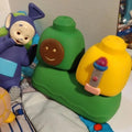 Teletubbies Vtg 90s Mega Bloks TeletubbyLand Building Play Mat & blocks 1999