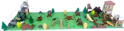 Battle Scene 2 Building Blocks Set General Jim's Toys & Bricks GJ-BS002