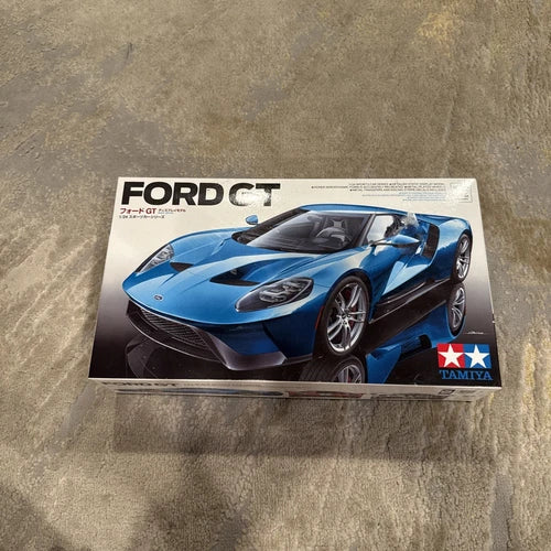 Tamiya TAM24346 Ford 24346 – 1:24 GT, Model Building, Plastic Kit, Unvarnished,