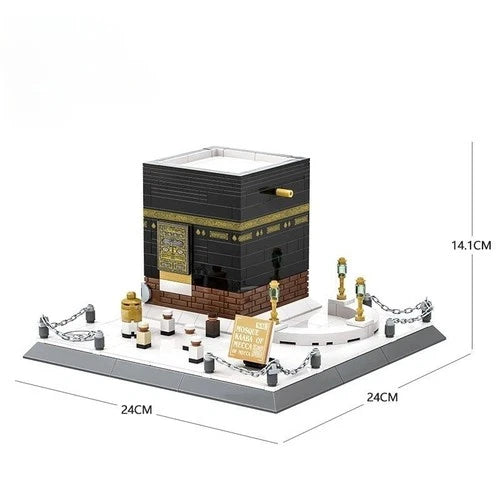 Mecca Mosque Kaaba Architecture Building Blocks Set 446 PCS Model Kit