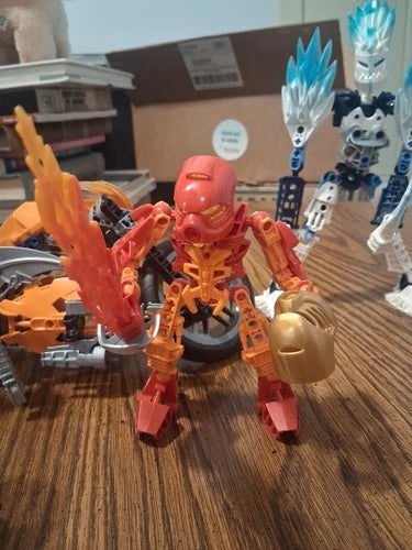 LEGO BIONICLE Rotor Bike Bulk Lot w/ Toa & Creature Figures